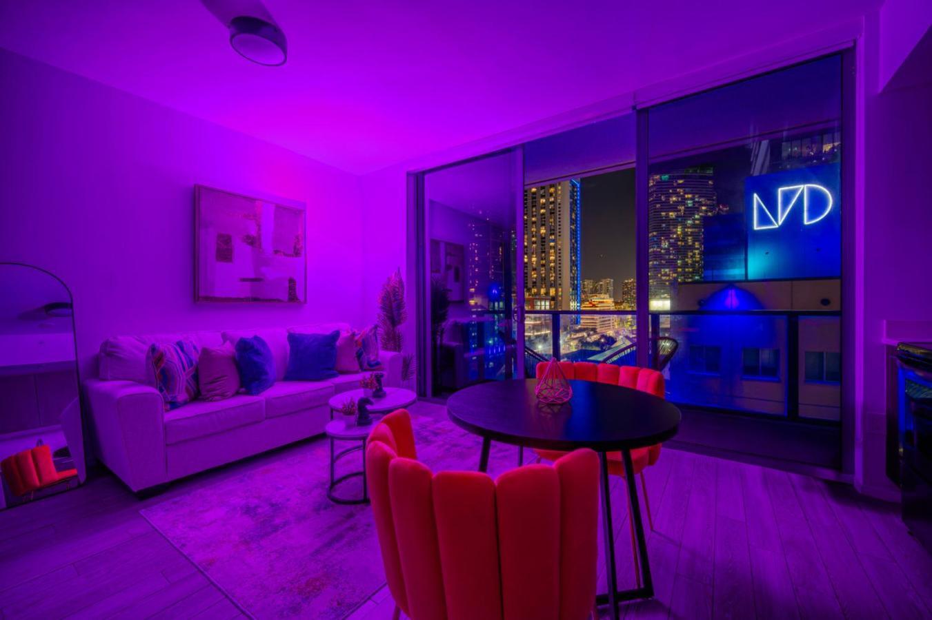 Luxury Loft - Free Parking - Ocean View - Brickell Downtown Apartment Маями Стая снимка