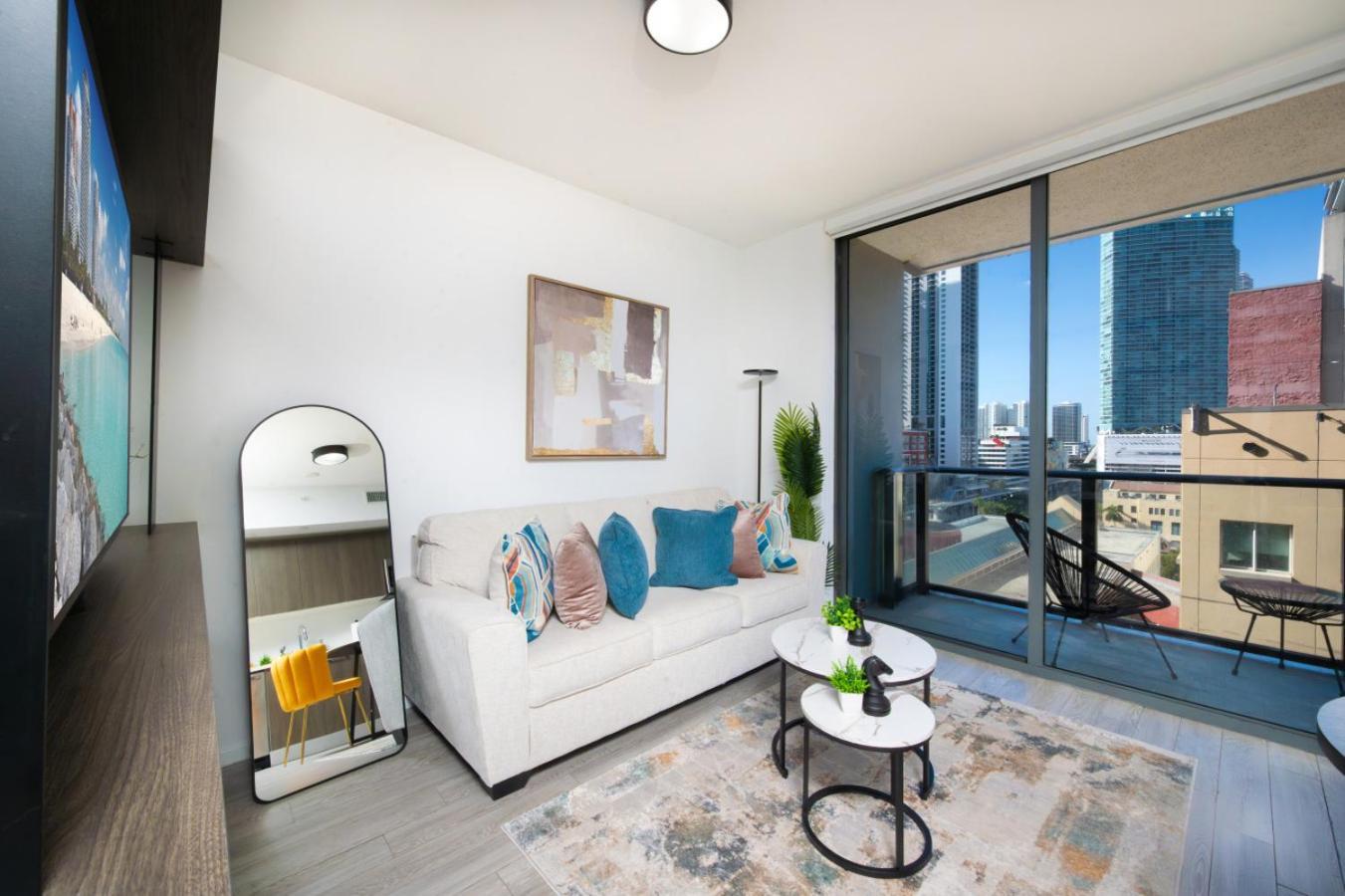 Luxury Loft - Free Parking - Ocean View - Brickell Downtown Apartment Маями Стая снимка