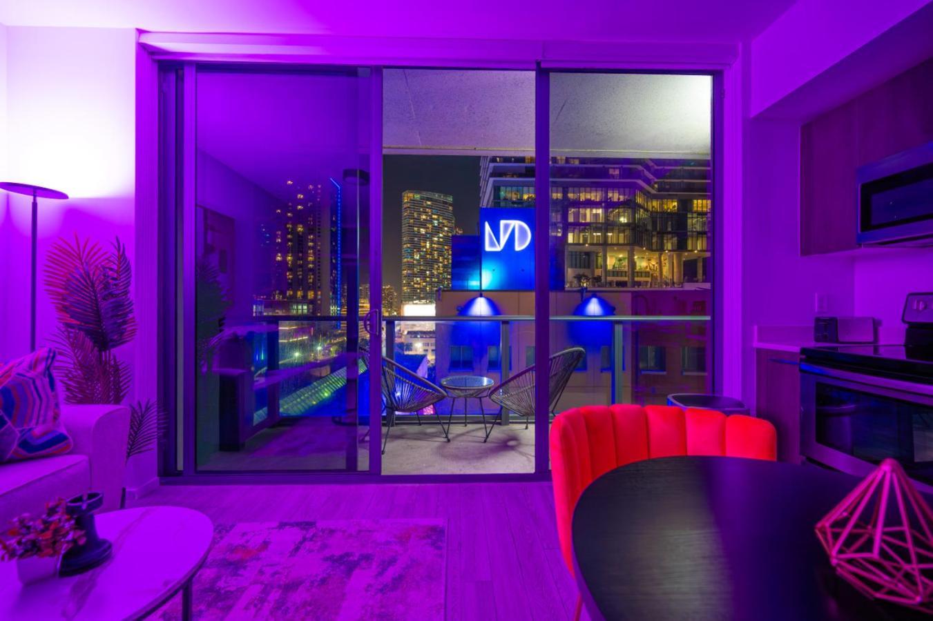 Luxury Loft - Free Parking - Ocean View - Brickell Downtown Apartment Маями Стая снимка