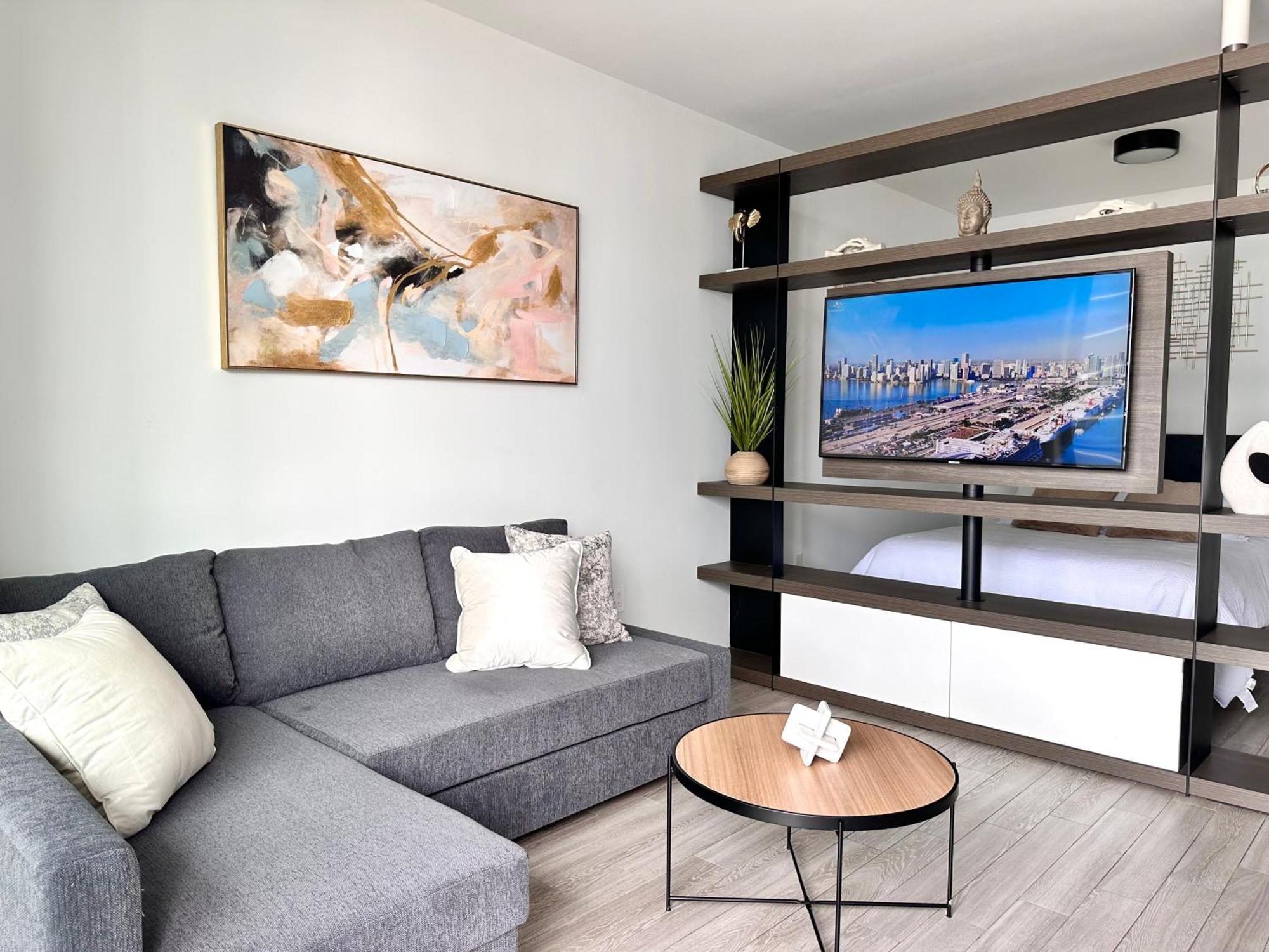 Luxury Loft - Free Parking - Ocean View - Brickell Downtown Apartment Маями Стая снимка