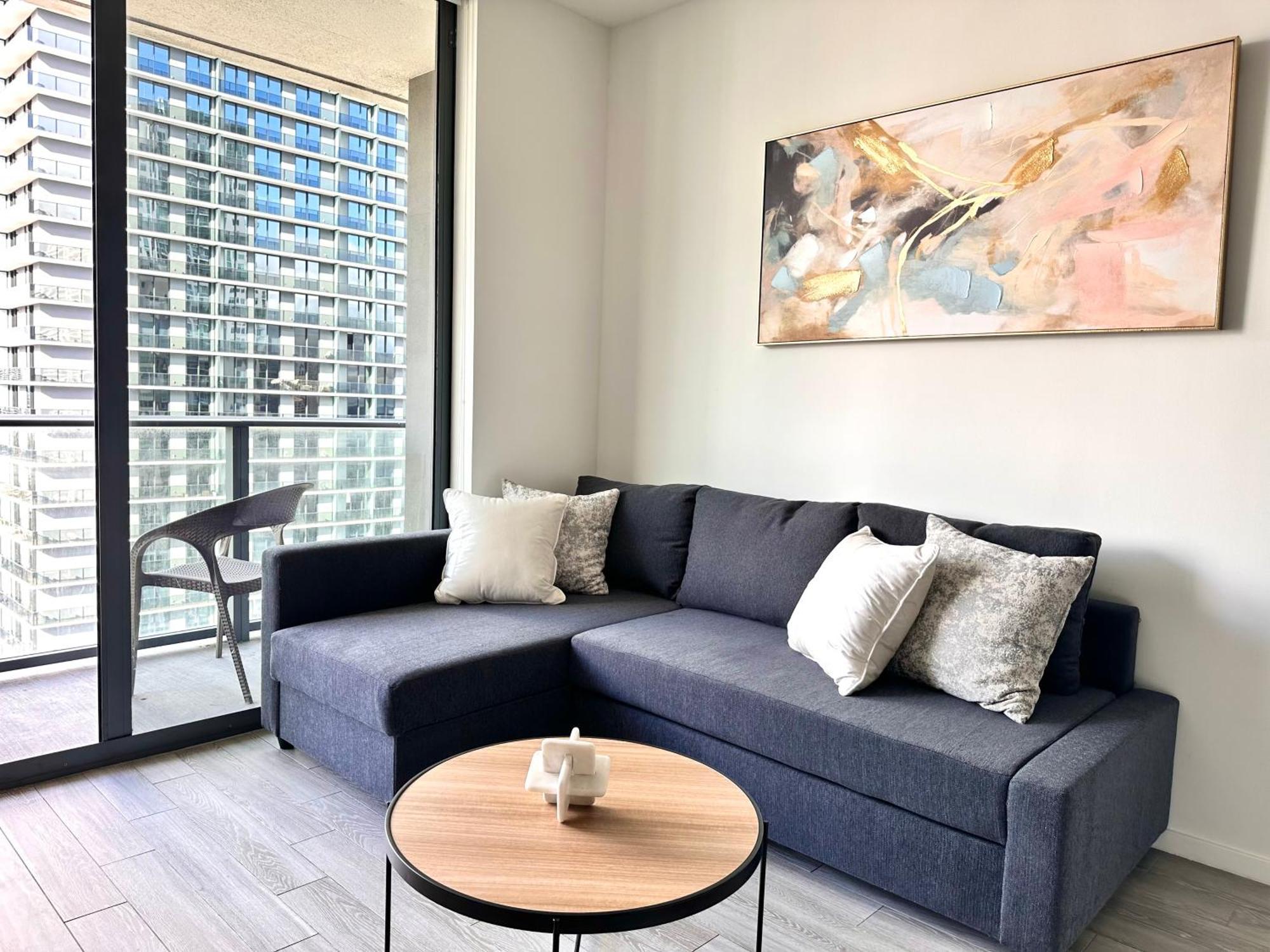 Luxury Loft - Free Parking - Ocean View - Brickell Downtown Apartment Маями Стая снимка